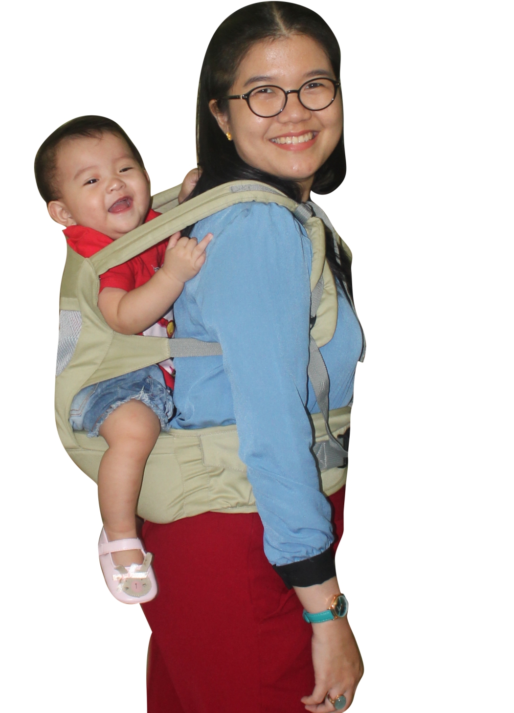 Địu cõng em bé Sbaby